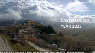 Timelapse Castelluccio di Norcia  YEAR 2023 [upl. by Acissev]