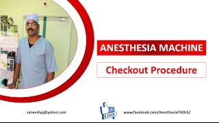 Anesthesia machine check out procedure  Saneesh  AnesthesiaTOOLS [upl. by Moya305]