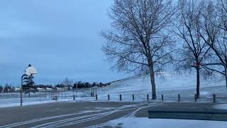 Winter Season Winnipeg MB Canada 7 degree [upl. by Anawk]