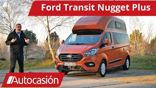 Ford Transit Custom Nugget Plus 2022 Prueba  Review en español  Autocasión [upl. by Schaumberger294]