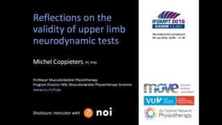 Validity of neurodynamic tests  Michel Coppieters [upl. by Jone]