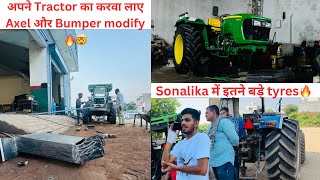 Finally अपने Tractor का Bumper और Axel बनवा लिया🔥 🥵 सभी से Milkr अच्छा लगा ❤️ [upl. by Honig]