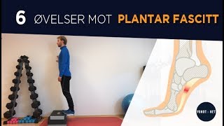 6 Øvelser mot Plantar Fascitt [upl. by Sibie]