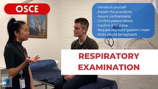 OSCE Video Series Respiratory Examination  Teaching for Impact [upl. by Wartow]