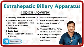 Extrahepatic Biliary Apparatus A Comprehensive Anatomy Guide by Dr Abhijeet 📚✨ [upl. by Ignacio]