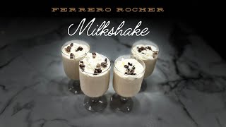 TASTY 2 MINUTE Ferrero Rocher Milkshake Recipe [upl. by Hailahk]