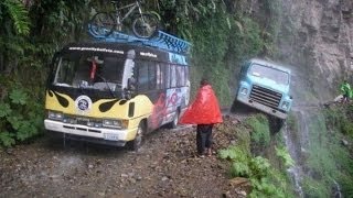 The Most Dangerous Roads In The World  The Road Of Death  Bolivia [upl. by Imelida307]