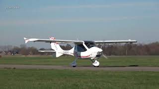 FLIGHT DESIGN CTLS GT grand touring DMGWE Teuge Airport 1 Maart 2023 [upl. by Balfore]