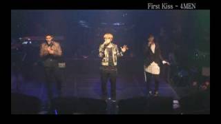 4MEN  First Kiss Live [upl. by Aisatna]