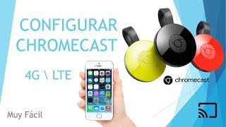 Conectar Chromecast con Internet del Teléfono 4G LTE [upl. by Horan831]