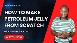 How to make Petroleum Jelly from Scratch using only 3 simple ingredients DIY [upl. by Joselow562]