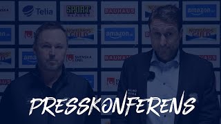 Presskonferens Leksands IF  Malmö Redhawks [upl. by Shanta]