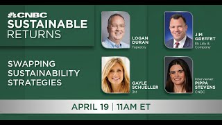 CNBC Sustainable Returns 2023 quotSwapping Sustainability Strategiesquot [upl. by Imuy]