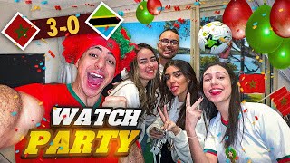 عرضت على الوليدات عندي للدار، أجواء پپپااا   MAROC 3  0 TANZANIE 🇲🇦🎉 [upl. by Oliric]