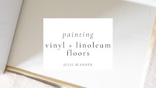 Painting Vinyl and Linoleum Floors [upl. by Lander798]