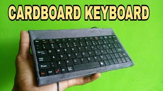 Make keyboard by cardboard 100 Working [upl. by Mohsen]