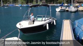 Anlegen Backbord mit Bootsfahrlehrerin Jasmin [upl. by Niar]