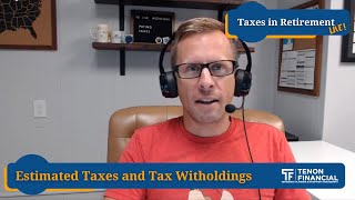 Estimated Taxes Tax Withholdings and Underpayment Penalties Facebook Live September 8 2021 [upl. by Shiroma]