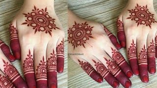 Very Easy Gol Tikki Mehndi Design For BeginnersSimple Gol Tikki Mehndi DesignMehendi Designs [upl. by Ugo]