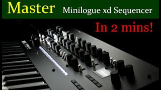 Record a sequence into Korg Minilogue xd in 2 minutes [upl. by Ghiselin]