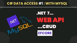 Net core web api crud with mysql  c data access 1 [upl. by Sherburn795]