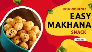 masala makhana recipe  phool makhana masala  रोस्टेड मखाना चाट  roasted lotus seed [upl. by Adnileb]