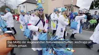 Der Fachbereich Angewandte Naturwissenschaften beim Karnevalszug in Rheinbach [upl. by Mandi]