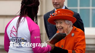 Queen starts baton relay for 2022 Commonwealth Games [upl. by Theadora449]