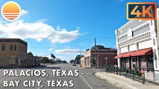 Palacios Texas to Bay City Texas Drive with me [upl. by Enrev]