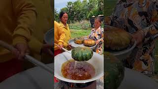 Pumpkins Cooking in Village have you Ever Eaten shorts VillageCookingChannel [upl. by Chaiken836]