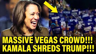 VP Harris Gives MASSIVE Vegas Speech EVISCERATING Trump [upl. by Hanzelin]