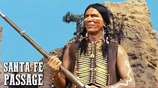 Santa Fe Passage  Cowboy and Indian Movie  ACTION  WESTERN  Classic Feature Film In Full Length [upl. by Corbet]