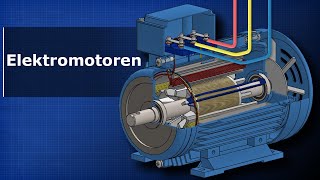 Wie Elektromotoren funktionieren Drehstrommotoren Dreiphasen Wechselstrommotor Induktionsmotor [upl. by Eednar]