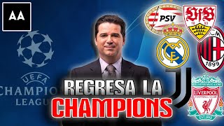 CHAMPIONS LEAGUE Pronósticos análisis y más del Real Madrid Juventus Milán etc  Andrés Agulla [upl. by Darnok]