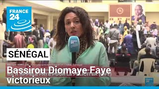 Sénégal  Amadou Ba reconnaît la victoire de lopposant Bassirou Diomaye Faye • FRANCE 24 [upl. by Fotinas]