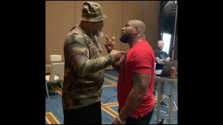 Shannon Briggs amp Rampage Jackson Full Confrontation [upl. by Llebasi]