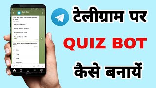 Telegram pe quiz kaise banaye  How to create a quiz bot in telegram [upl. by Katleen202]