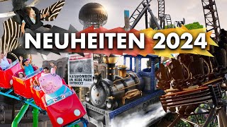 Alle FreizeitparkNeuheiten in Deutschland 2024 [upl. by Alec]