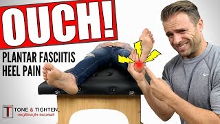 HEEL PAIN  GONE How To Treat Plantar Fasciitis At Home [upl. by Ahsirt]