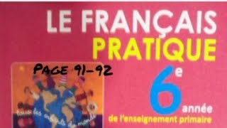 le Français Pratique 6Aep page 9192 la mise en ordre dun texte informatif nouvelle édition 2021 [upl. by Adieren]