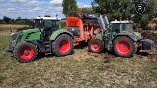 Épandage de Fumier 2022  Team Fendt  Fendt 826 amp Fendt 815 [upl. by Fihsak]