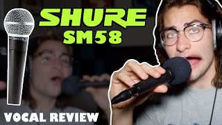 Recording Elegant Vocals with the SHURE SM58  BEST BUDGET MICROPHONE [upl. by Inva]