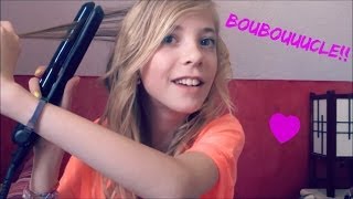 Tuto coiffure  Comment se boucler les cheveux avec un lisseur ♥ [upl. by Tiphany]