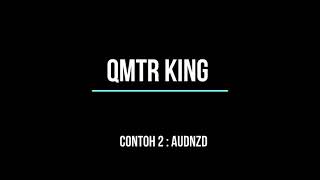 Contoh 2 Setup QMTR King yang berlaku di Pair AudNzd [upl. by Ahtis]