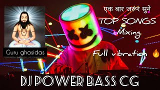 DJ POWER BASS CG LIVE  TOP CG GURUGHASIDAS BABA SONGS 2021  🎧🎧DJS BLAST MIXING FULL VIBRATION [upl. by Santoro]