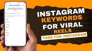 How To VIRAL Instagram Reels Using Tags  Instagram me tags kaise lagaye [upl. by Accem687]