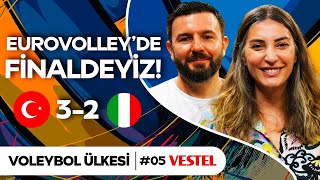 🔴 CANLI YAYIN  2023 Avrupa Voleybol Şampiyonası Yarı Final Türkiyeİtalya  Voleybol Ülkesi 5 [upl. by Kovacev]