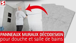 Panneaux muraux DécoDesign pour douche et salle de bains [upl. by Idnahk838]