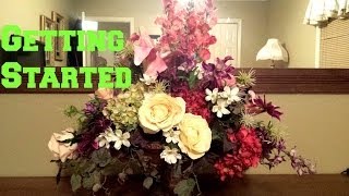 Getting Started with a Silk Floral Arrangement [upl. by Alarise]