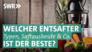 Entsafter im Test ZentrifugalEntsafter vs SlowJuicer  Marktcheck SWR [upl. by Oironoh]